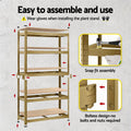 Giantz Garage Shelving 1.6x0.8m Storage Rack Yellow