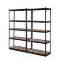 Giantz 2x1.8M Garage Shelving Warehouse Rack Storage Black