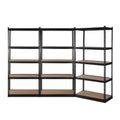 Giantz 3x1.8M Garage Shelving Warehouse Rack Black
