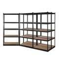 Giantz 5x1.8M Garage Shelving Warehouse Rack Black