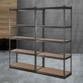 Giantz 2x1.8m Garage Shelving Rack Storage Charcoal