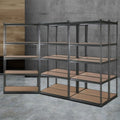 Giantz 5x1.8M Garage Shelving Warehouse Rack Charcoal