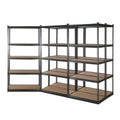 Giantz 5x1.8M Garage Shelving Warehouse Rack Charcoal