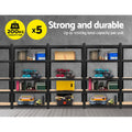 Giantz 5x1.8M Garage Shelving Rack Storage Black Pallet