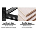 Giantz 5x1.8M Garage Shelving Rack Storage Black Pallet