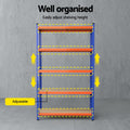 Giantz 1.8M Garage Shelving Warehouse Rack Storage Unit