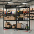 Giantz Garage Shelving 1.8X1.8m Warehouse Rack Storage Shelves Workshop Racks Steel