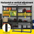 Giantz Garage Shelving 2.4X1.8m Warehouse Rack Storage Shelves Workshop Racks Steel