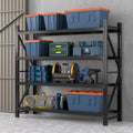 Giantz 2M x 1.8M Garage Shelving Rack Black Storage Shelf
