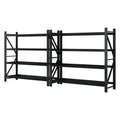 Giantz 4m x 1.8m Garage Shelving Rack Black