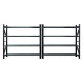 Giantz 4m x 1.8m Garage Shelving Rack Black