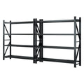 Giantz 4M x 2M Garage Shelving Warehouse Rack Black