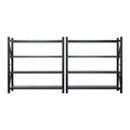 Giantz 4M x 2M Garage Shelving Warehouse Rack Black