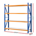 Giantz 2x2M Garage Shelving Rack Storage Blue