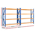 Giantz 4M x 2M Garage Shelving Warehouse Rack Storage