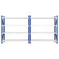 Giantz 4m x 2m Garage Shelving Warehouse Rack Blue