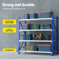 Giantz 4m x 2m Garage Shelving Warehouse Rack Blue