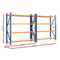 Giantz 4M x 2M Garage Shelving Warehouse Rack Orange