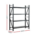 Giantz 2.4m x 2m Warehouse Shelving Garage Rack