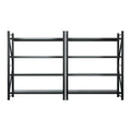 Giantz 4m x 2.4m Garage Shelving Rack Black