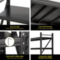 Giantz 4m x 2.4m Garage Shelving Rack Black