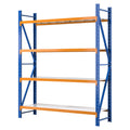 Giantz 2.4Mx2M Garage Shelving Warehouse Rack Storage Shelf Blue