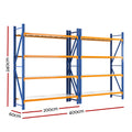 Giantz 4m x 2.4m Garage Shelving Warehouse Rack Storage