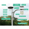 Devanti Weather Station Solar WiFi Anemometer Rain Gauge