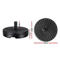 Instahut Umbrella Base 30-48mm Round Plastic Pole Holder Weight