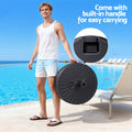 Instahut Umbrella Base 30-48mm Round Plastic Pole Holder Weight