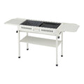 Grillz Portable BBQ Grill Stainless Steel Racks Pans Outdoor