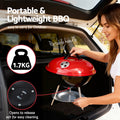 Grillz Charcoal BBQ Grill Portable Lid Camping Outdoor