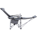 Weisshorn Camping Chair Reclining Portable Folding Grey Outdoor