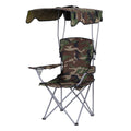 Weisshorn Camping Chair Canopy 120KG Folding Portable Beach Army Green