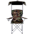 Weisshorn Camping Chair Canopy 120KG Folding Portable Beach Army Green