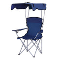 Weisshorn Camping Chair Canopy 120KG Navy Portable Folding Beach