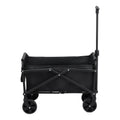 Gardeon Folding Garden Cart Trolley Wagon Beach Black Outdoor