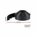 Green Fingers Garden Edging 60ft 30pcs Flexible Garden Border Plastic Lawn Edging Black