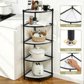 Artiss 5-Tier Metal Kitchen Corner Shelf Rack Microwave Storage