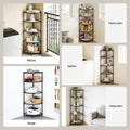 Artiss 5-Tier Metal Kitchen Corner Shelf Rack Microwave Storage