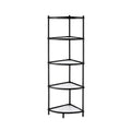 Artiss 5-Tier Metal Kitchen Corner Shelf Rack Microwave Storage