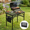 Gardeon BBQ Camp Table 60x40cm Portable Foldable Grill Outdoor Metal