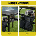 Gardeon BBQ Camp Table 60x40cm Portable Foldable Grill Outdoor Metal