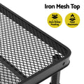 Gardeon BBQ Camp Table 90x60cm Portable Foldable Grill Outdoor Metal