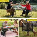 Gardeon BBQ Camp Table 90x60cm Portable Foldable Grill Outdoor Metal