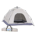 Weisshorn 2 Person Pop Up Camping Tent Instant Beige Hiking