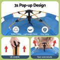 Weisshorn Camping Tent Instant Tent Pop up 2 Person Outdoor Hiking Tents Hiking Blue