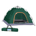 Weisshorn 2 Person Pop Up Camping Tent Instant Green Hiking