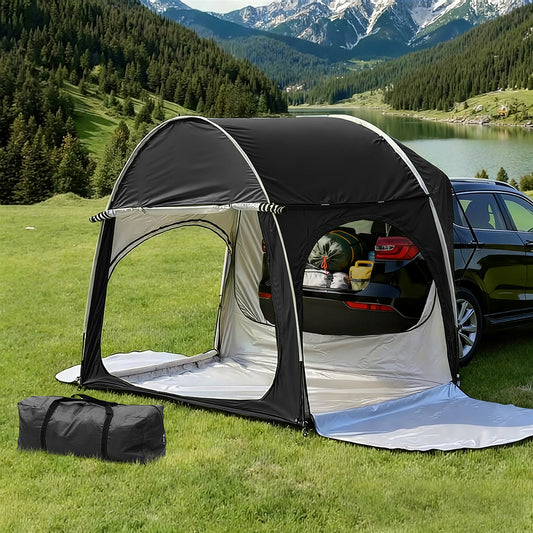 Weisshorn Car Tent Hatchback Canopy Portable Outdoor Black Family