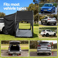 Weisshorn Car Tent Hatchback Canopy Portable Outdoor Black Family